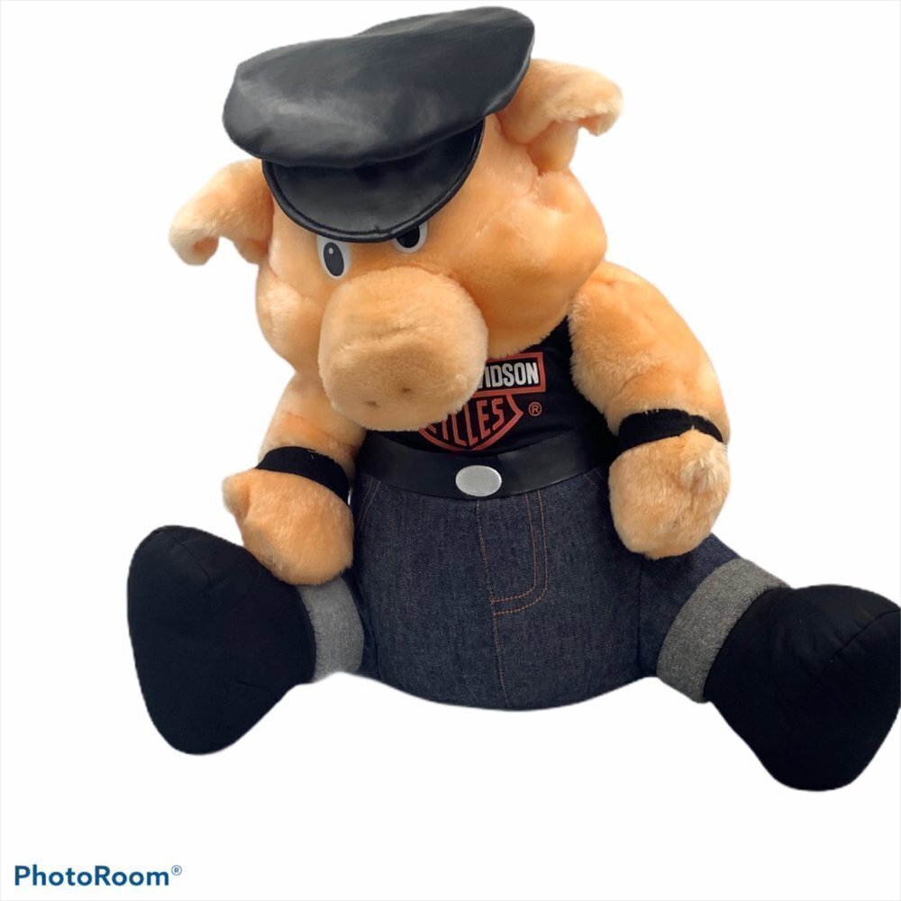 1993 Harley Davidson Biker‎ Hog Pig Plush